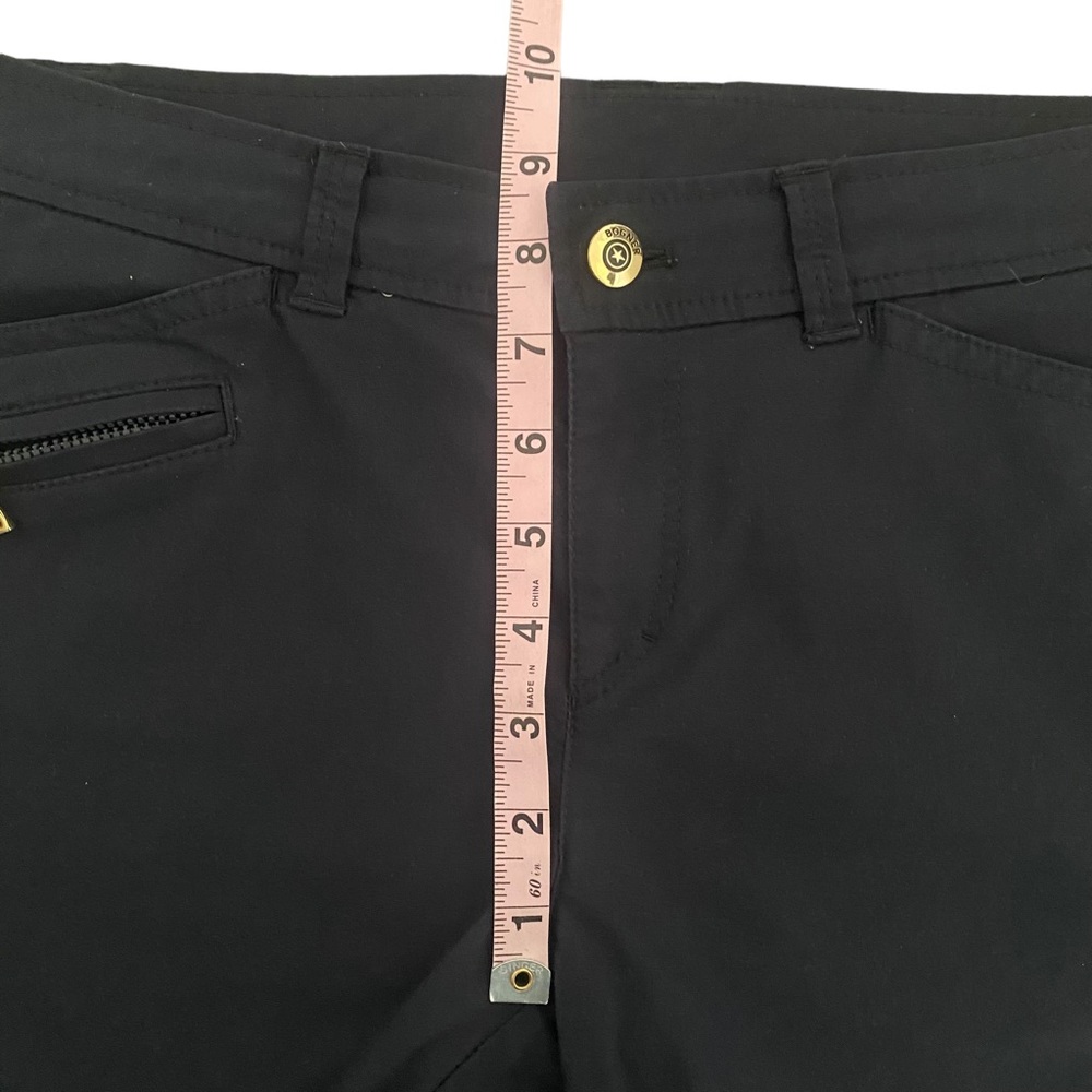 Bogner Black 12” Bermuda Golf Shorts 4 - Picture 8 of 10